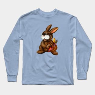 Grocery Shopping Rabbit Long Sleeve T-Shirt